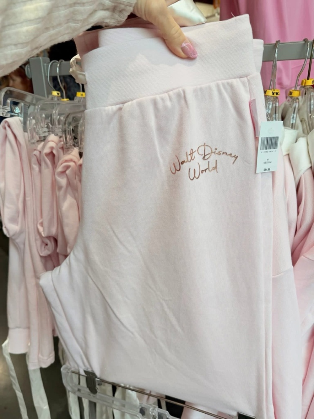 Disney Parks Walt Disney World Pink Lounge Sweatpants Bow Detail - NWT